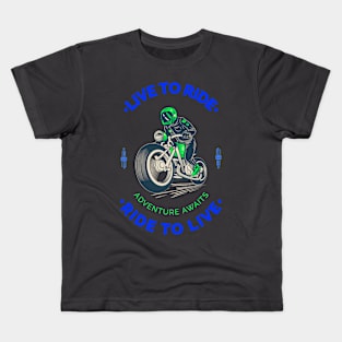 Live to Ride Ride to Live Kids T-Shirt